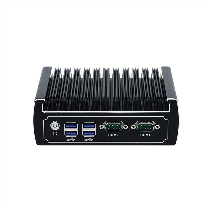 Fläktlös dator I3 I5 Dual Nic 4K Mini PC